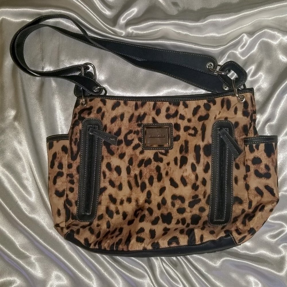 Jaclyn Smith Leopard Print Purse